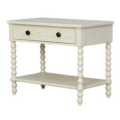 Beckett Large Nightstand - Antique Cream