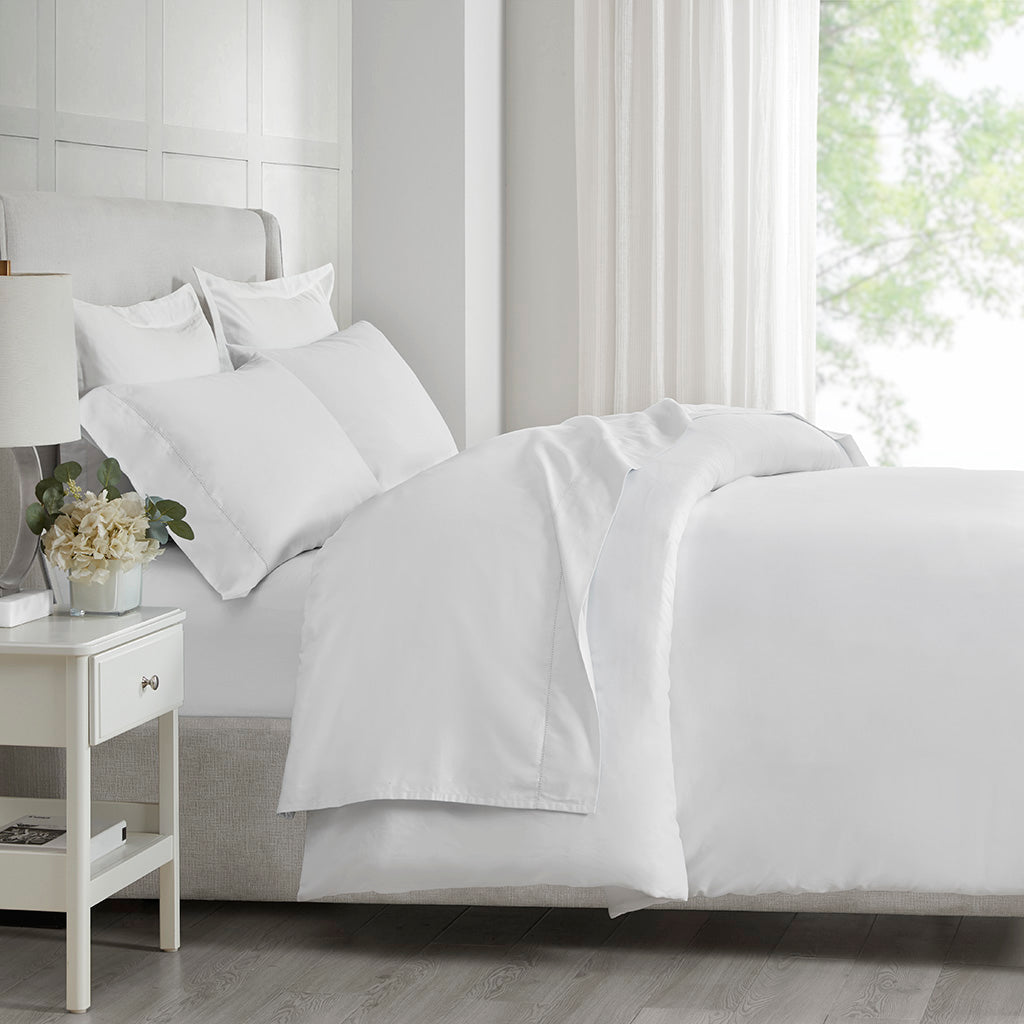 500 Thread Count Egyptian Cotton Deep Pocket Sheet Set - White