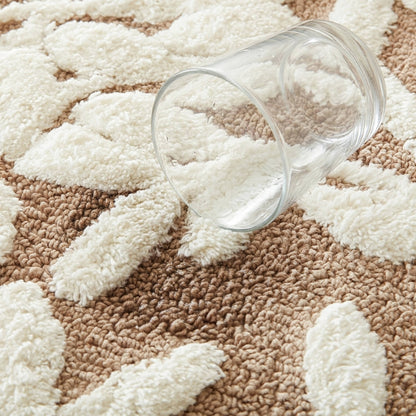Serene Cotton Tufted Bath Rug - Mushroom
