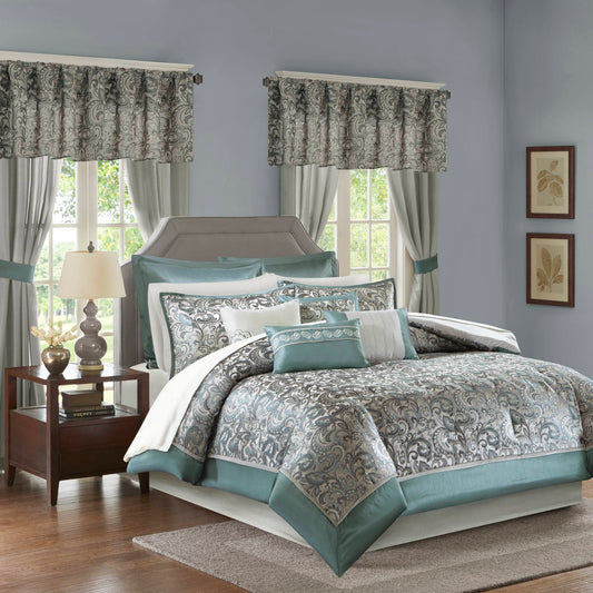Brystol 24 Piece Room in a Bag - Teal