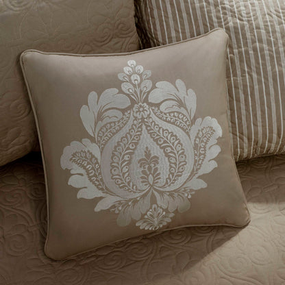 Quebec 6 Piece Reversible Daybed Cover Set - Khaki
