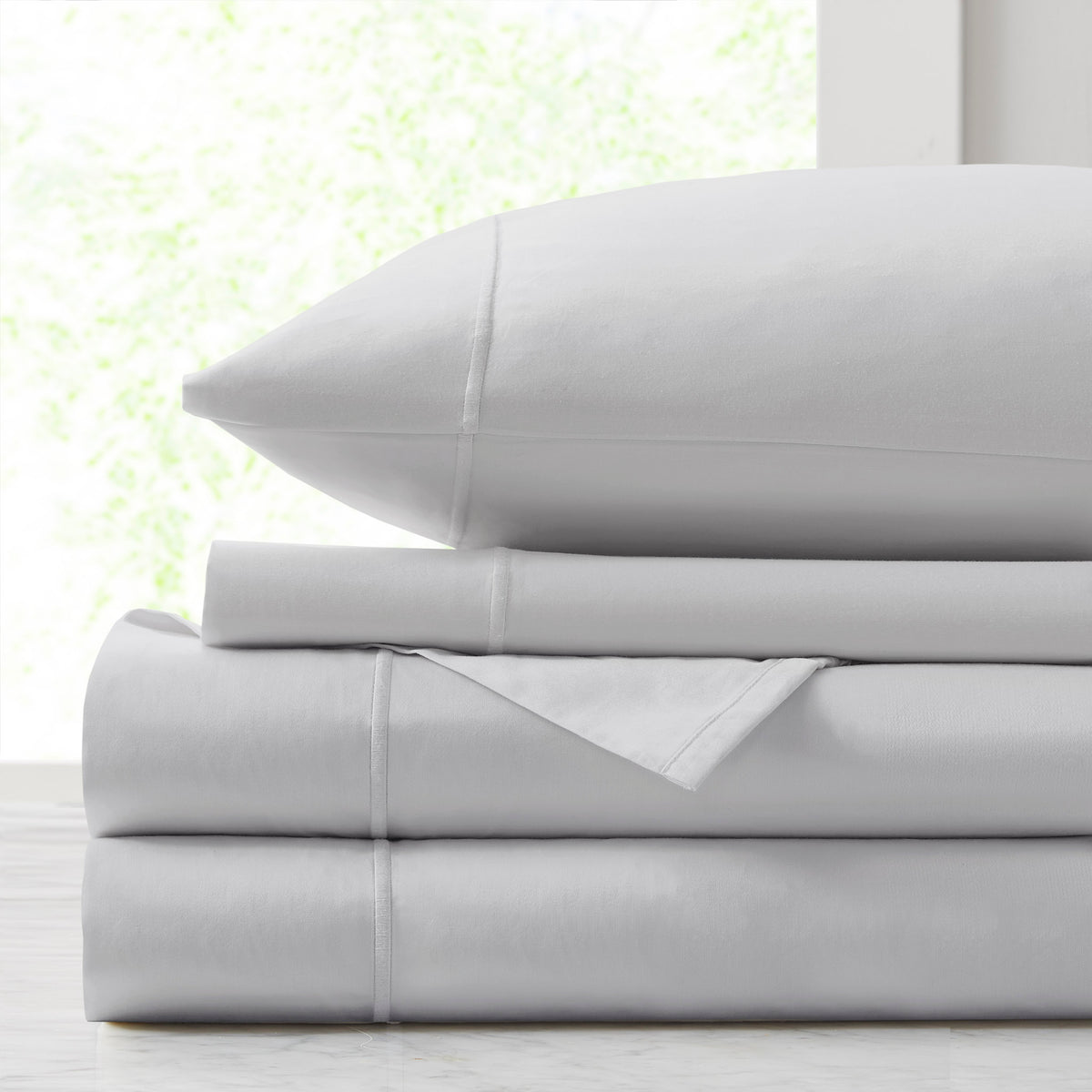 Luxury Egyptian 500TC Cotton Sheet Set - Grey