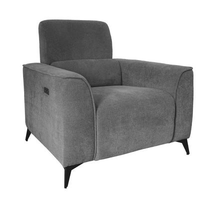 Madison Power Recliner - Dark Grey