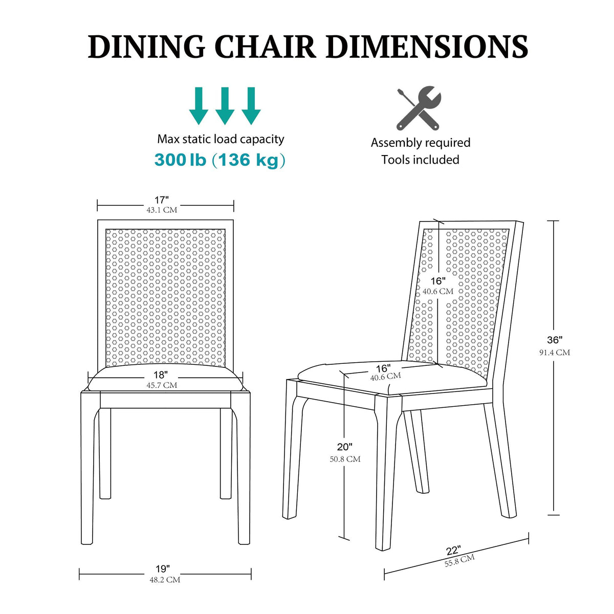 Canteberry Dining Chair (set of 2) - Natural