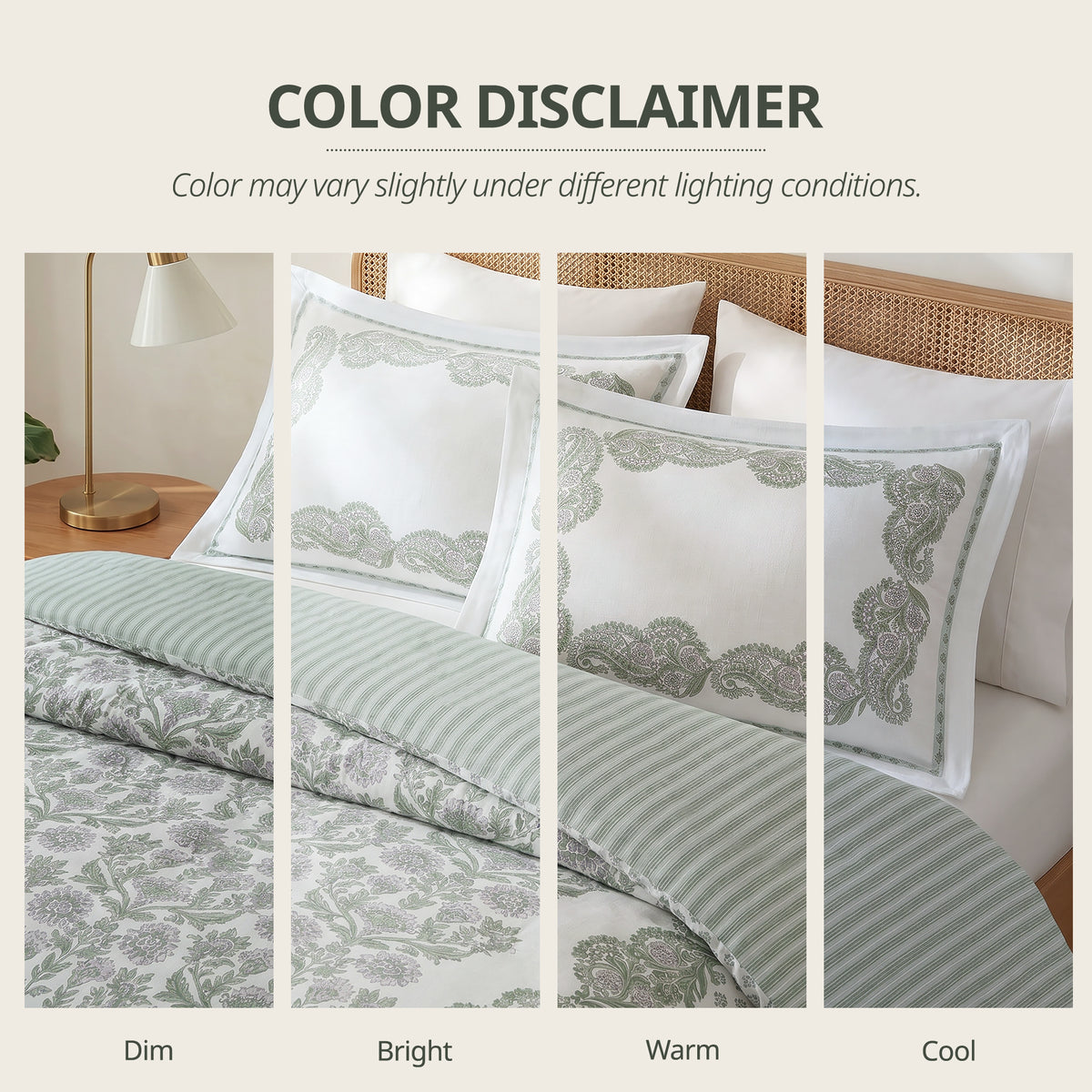 Tilly Duvet Set - Green
