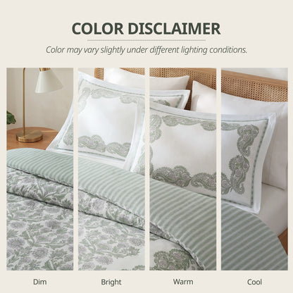 Tilly Duvet Set - Green