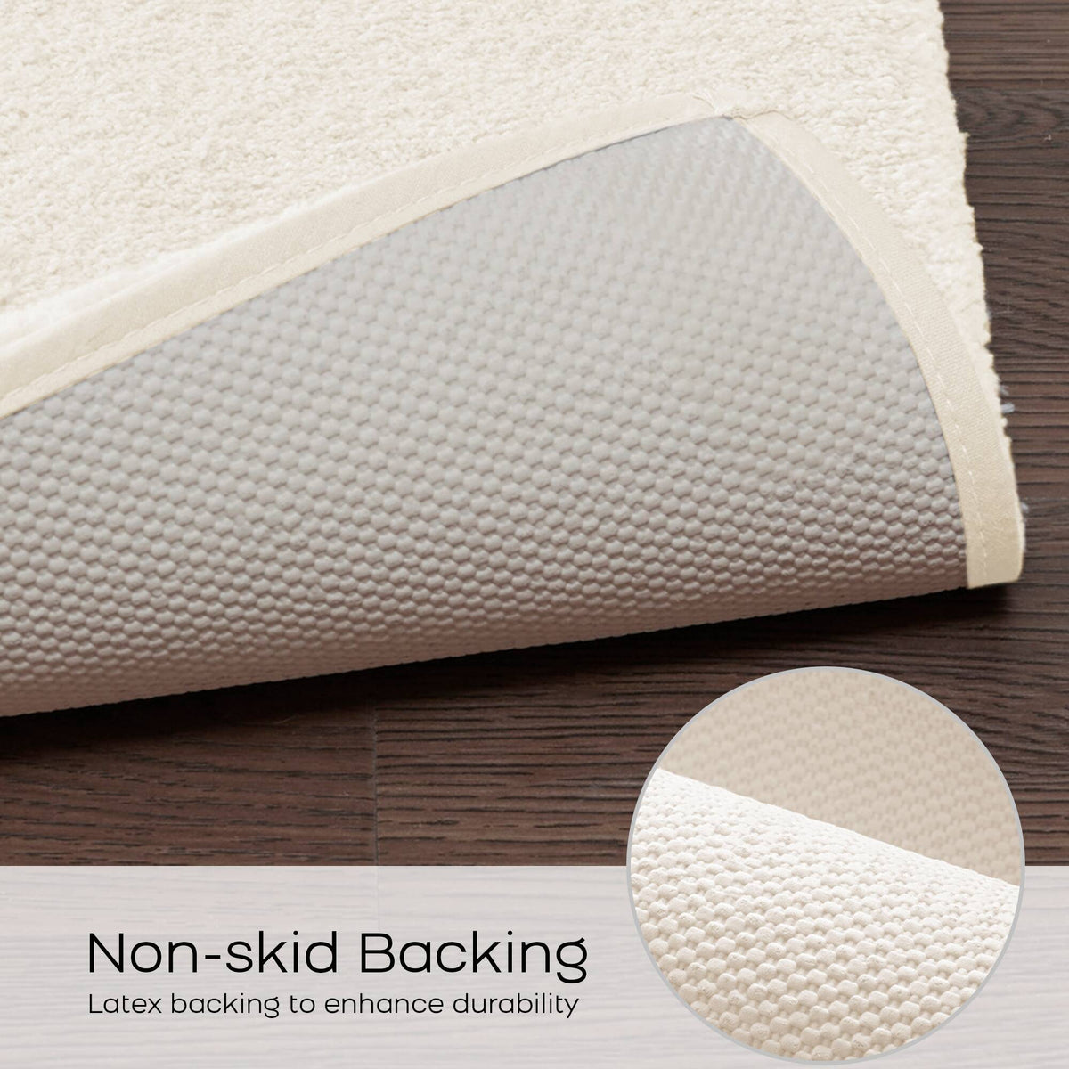 Marshmallow Bath Rug Collection - Cream