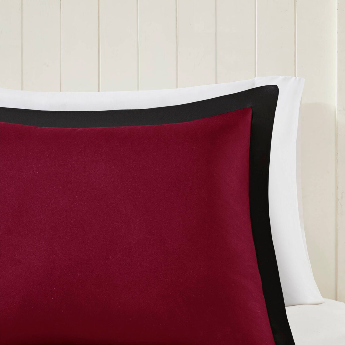 Larkspur 3M Scotchgard Reversible Down Alt Comforter Set - Red/Black