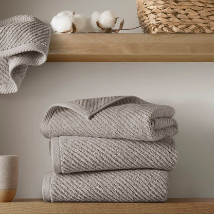 Diagonal Ribbed - Grey