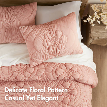 Elise Comforter Set - Pink