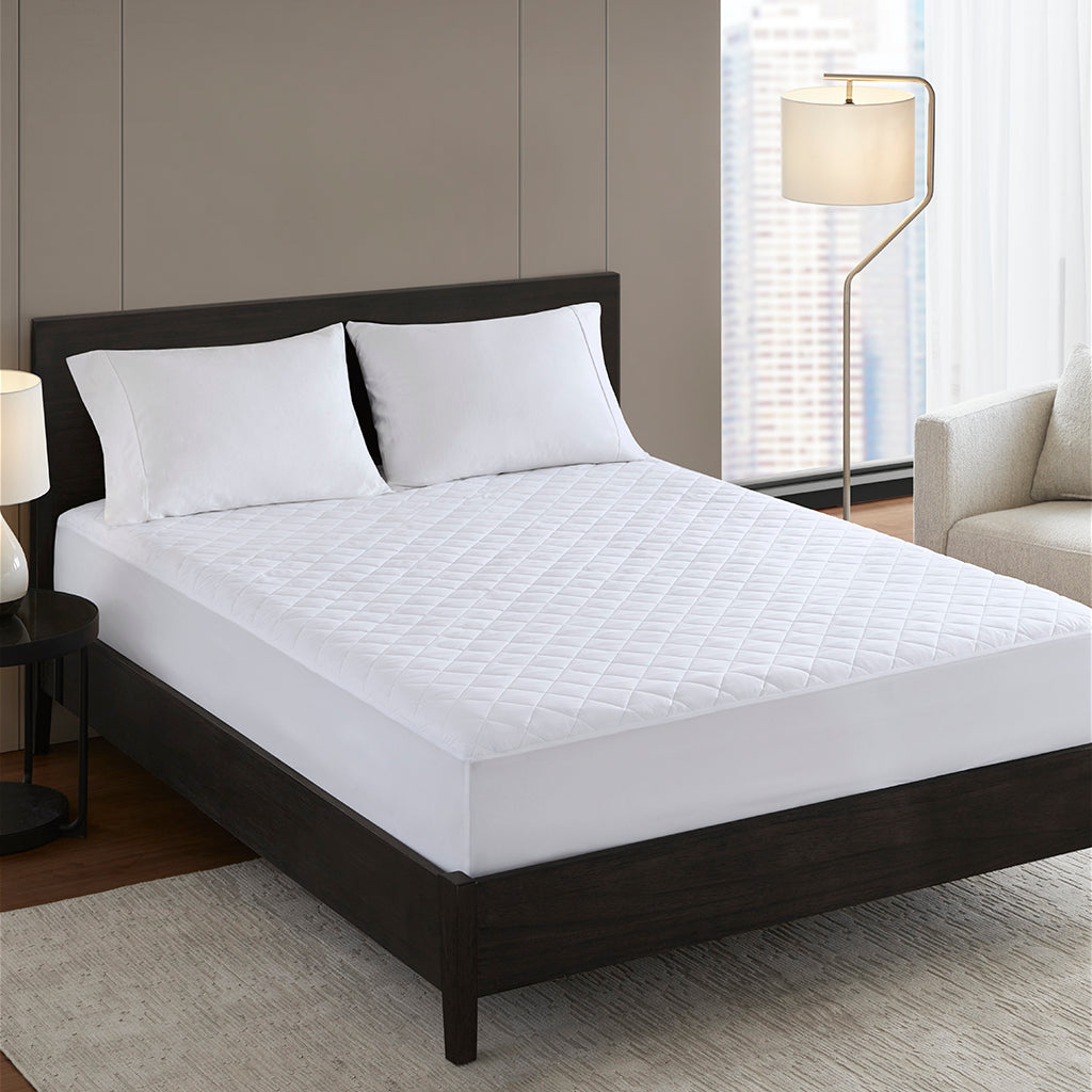 Essential Waterproof Mattress Pad - White