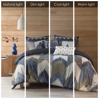 Alpine Cotton Comforter Mini Set - Navy