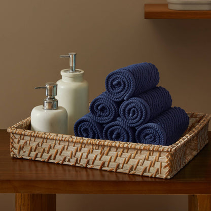 Diagonal Ribbed - Navy