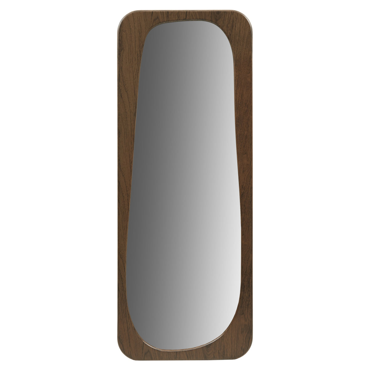 Odette 23X60 Modern Full Length Floor Mirror - Walnut Brown