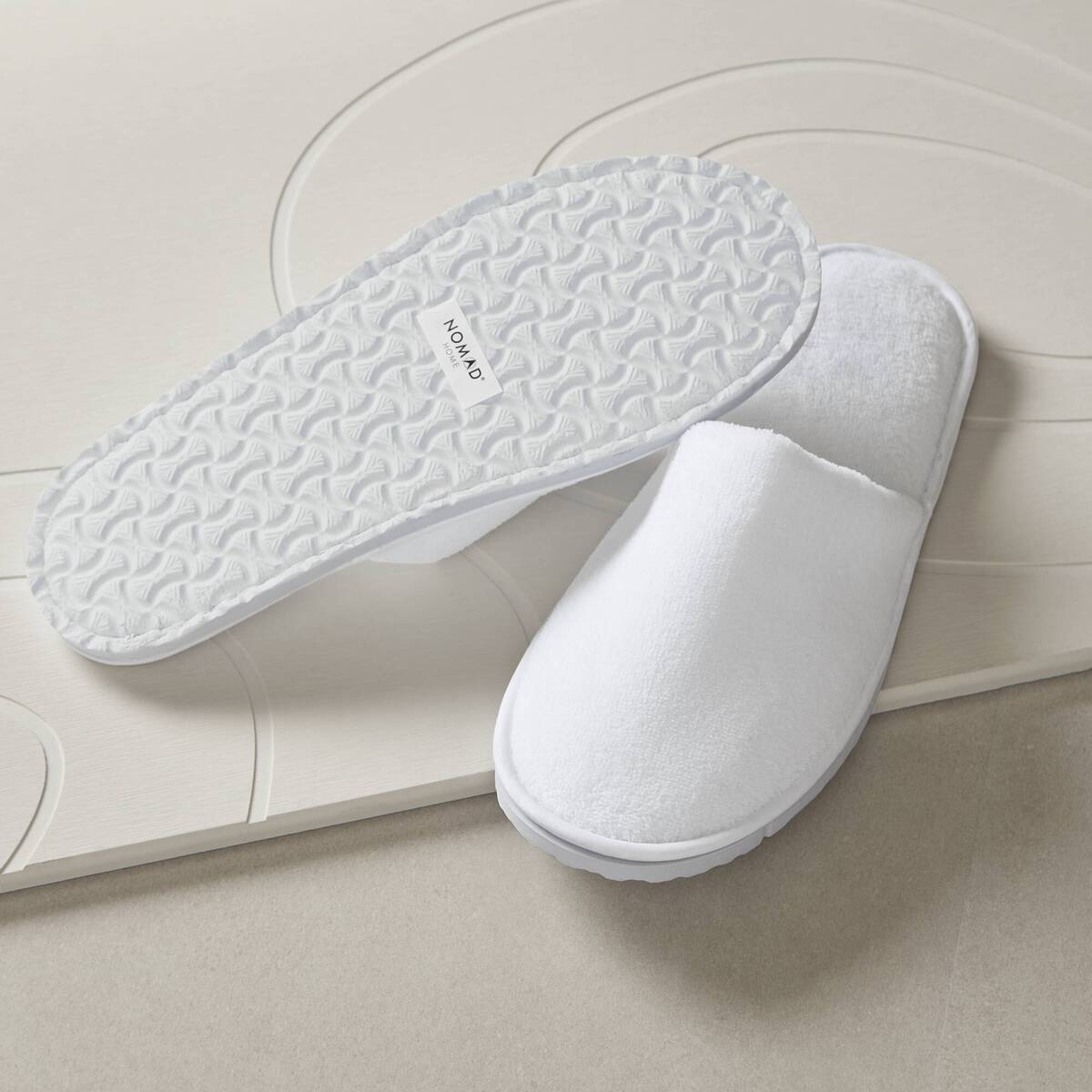 Terry Essential Slippers - White