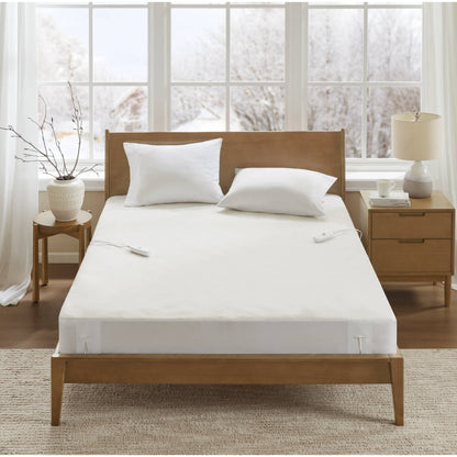 Nonwoven Heated Mattress Pad - White