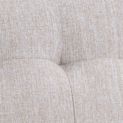 Newport Wide Mid-Century Modern Lounge Chair - Beige