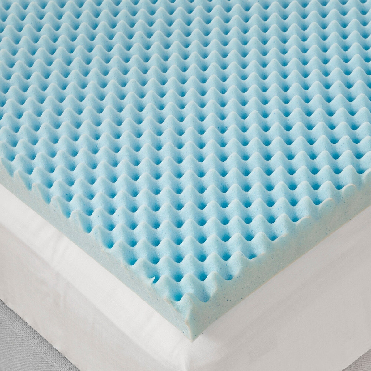 3" Gel Memory Foam Blue Mattress Topper Mattress Topper By Olliix/JLA HOME (E & E Co., Ltd)