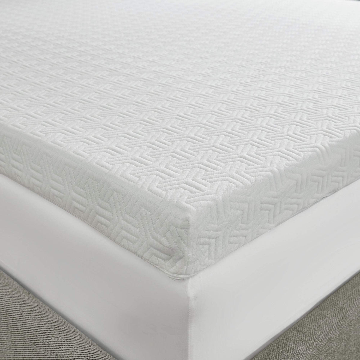 3" Gel Memory Foam with 3M Cover White Mattress Topper Mattress Topper By Olliix/JLA HOME (E & E Co., Ltd)