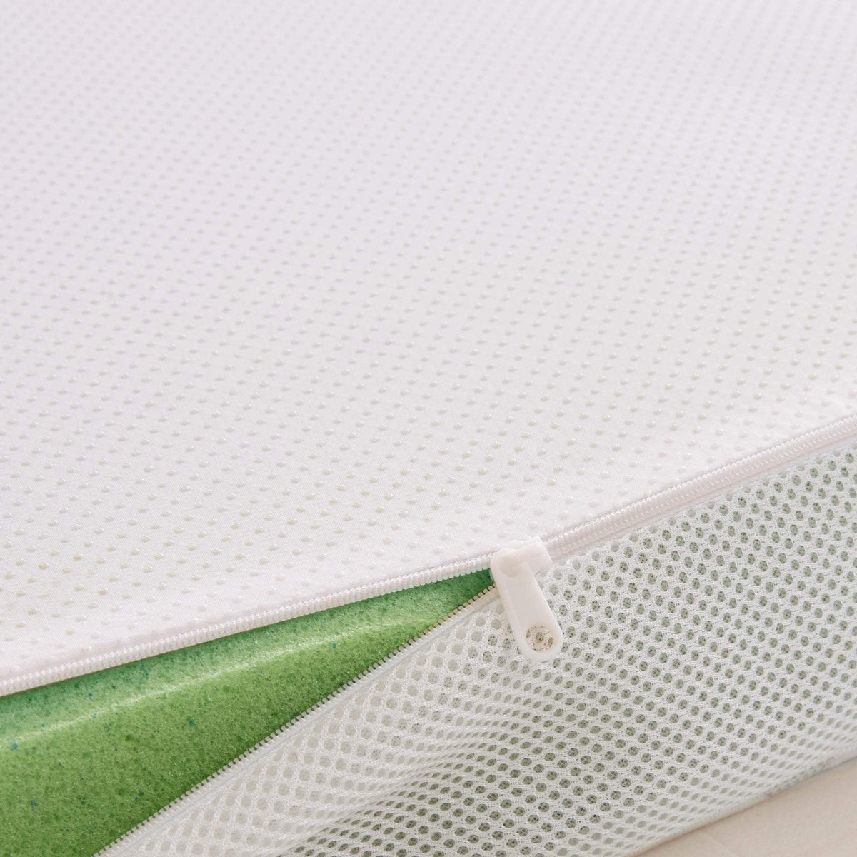 3" Gel Memory Foam with Cooling Cover White Mattress Topper Mattress Topper By Olliix/JLA HOME (E & E Co., Ltd)