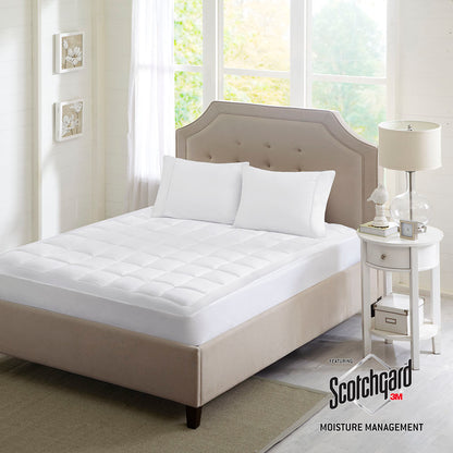Highline 3M Microfiber Mattress Pad - White