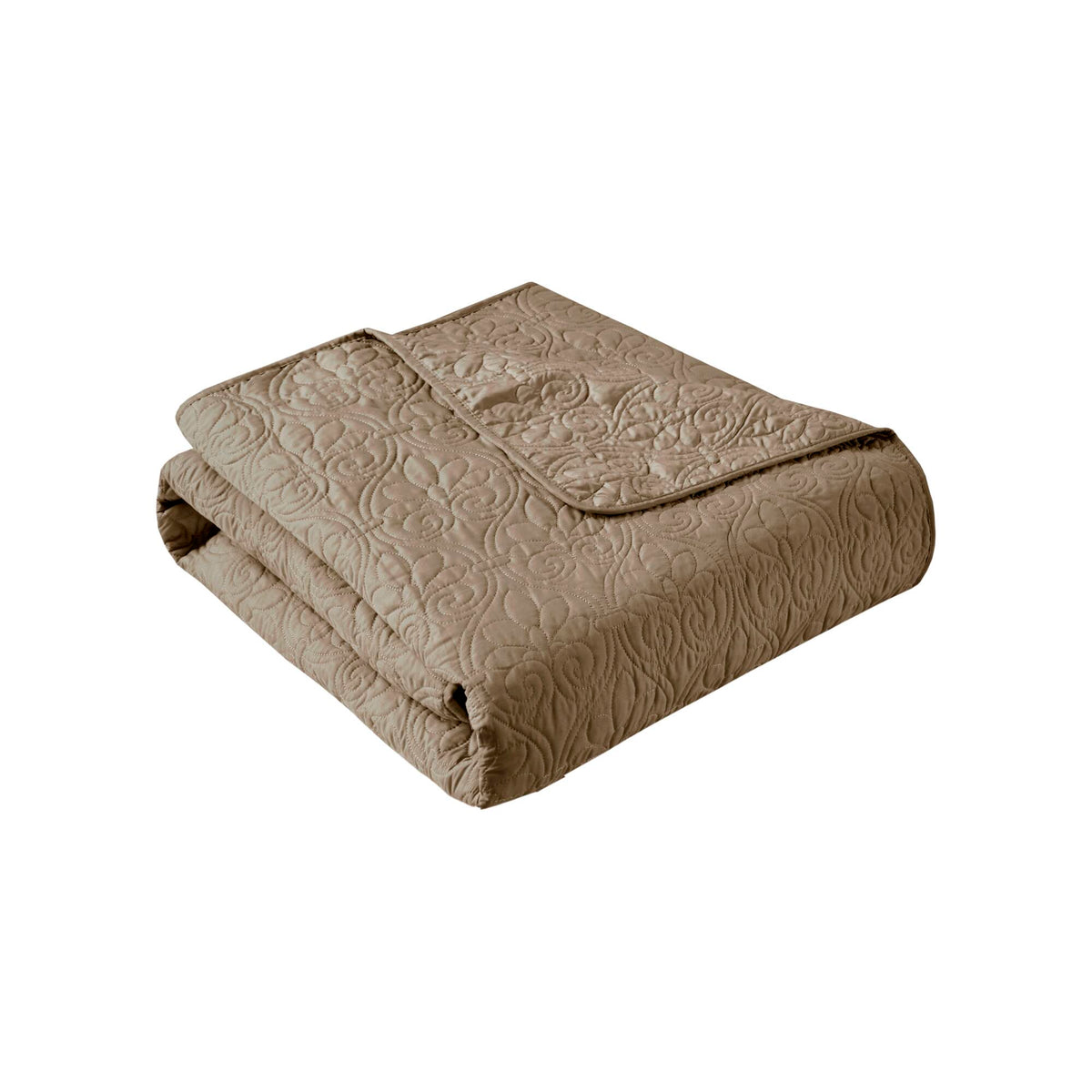 Quebec Oversized Quilted Throw - Khaki