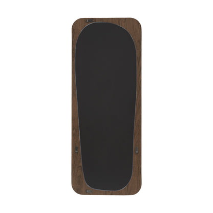 Odette 23X60 Modern Full Length Floor Mirror - Walnut Brown