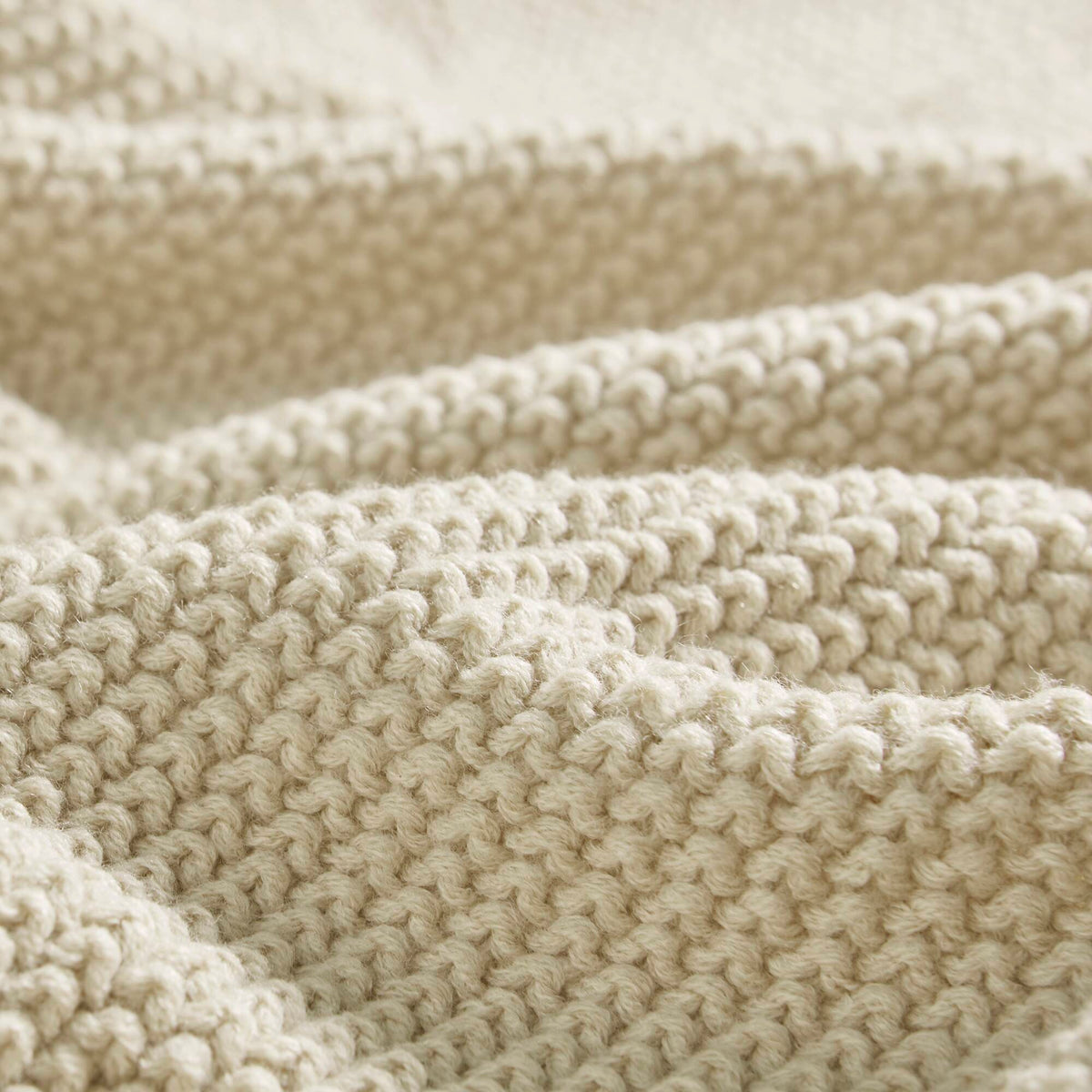 Bree Knit Throw - Ivory