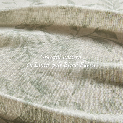 Lana Floral Window Panel - Sage