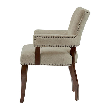 Brooklyn Dining Arm Chair (Set of 2) - Taupe