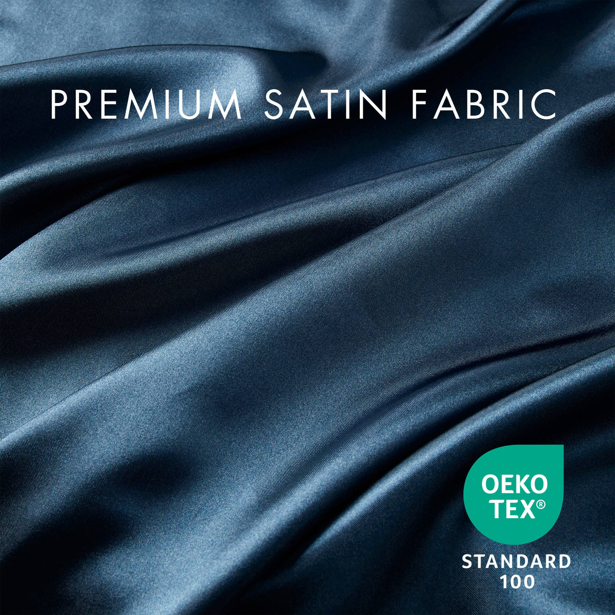 Satin Luxury Sheet Set - Midnight Blue