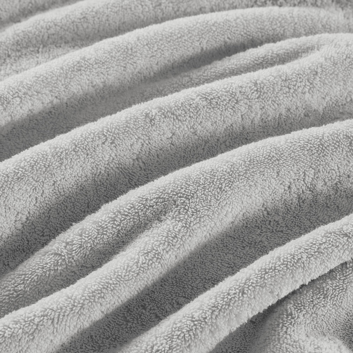 800GSM 100% Cotton Bath Sheet 2 Piece Set - Silver