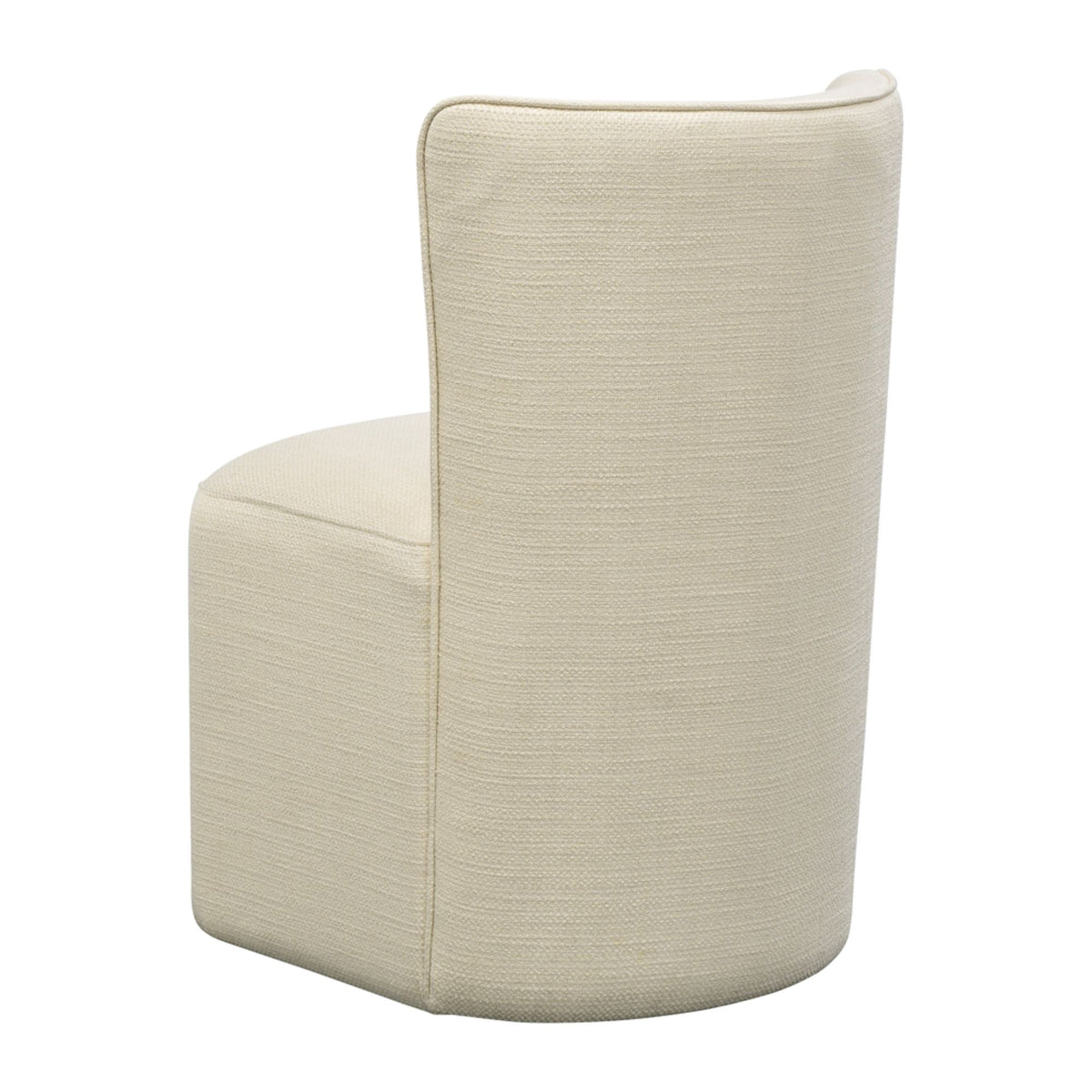 Vela Dining Chair with castors - Cream