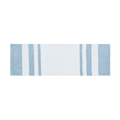 Spa Cotton Reversible Bath Rug - Blue