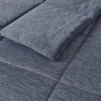 Comfort Cool Jersey Knit Oversized Down Alternative Comforter - Navy