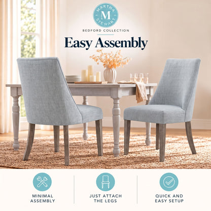 Winfield Upholstered Dining chair Set of 2 - Light Green