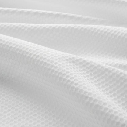 Waffle Velour Luxury Bath Robe - White