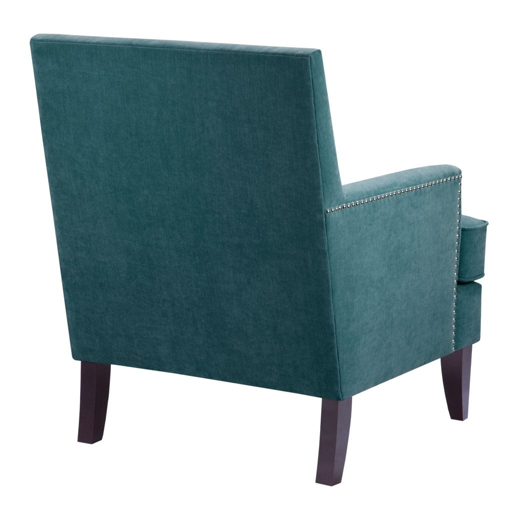Colton Track Arm Blue Club Chair