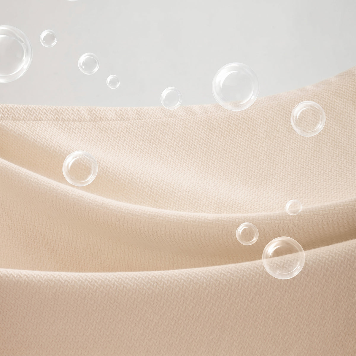 100% Certified Egyptian Cotton Blanket - Micro- herringbone Beige