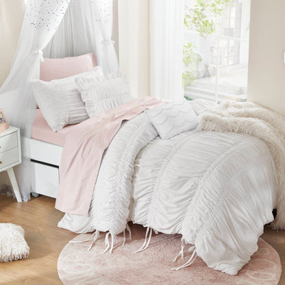 Ella Comforter Set - White