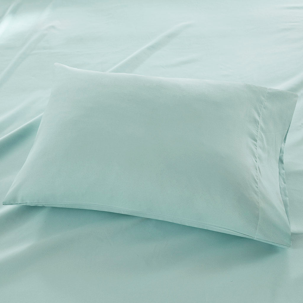 Luxurious Brushed Microfiber Deep Pocket Sheet Set - Seafoam