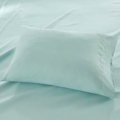 Luxurious Brushed Microfiber Deep Pocket Sheet Set - Seafoam