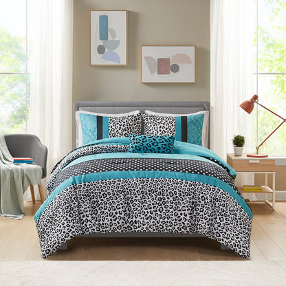 Chloe Comforter Set - Teal
