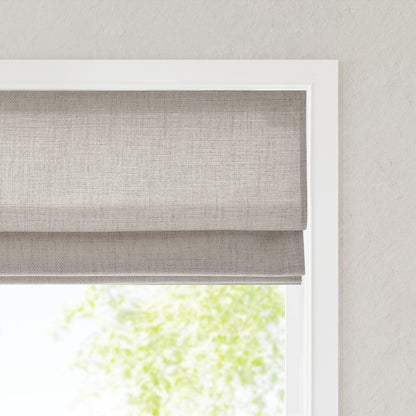 Mira Cordless Roman Shade - Grey