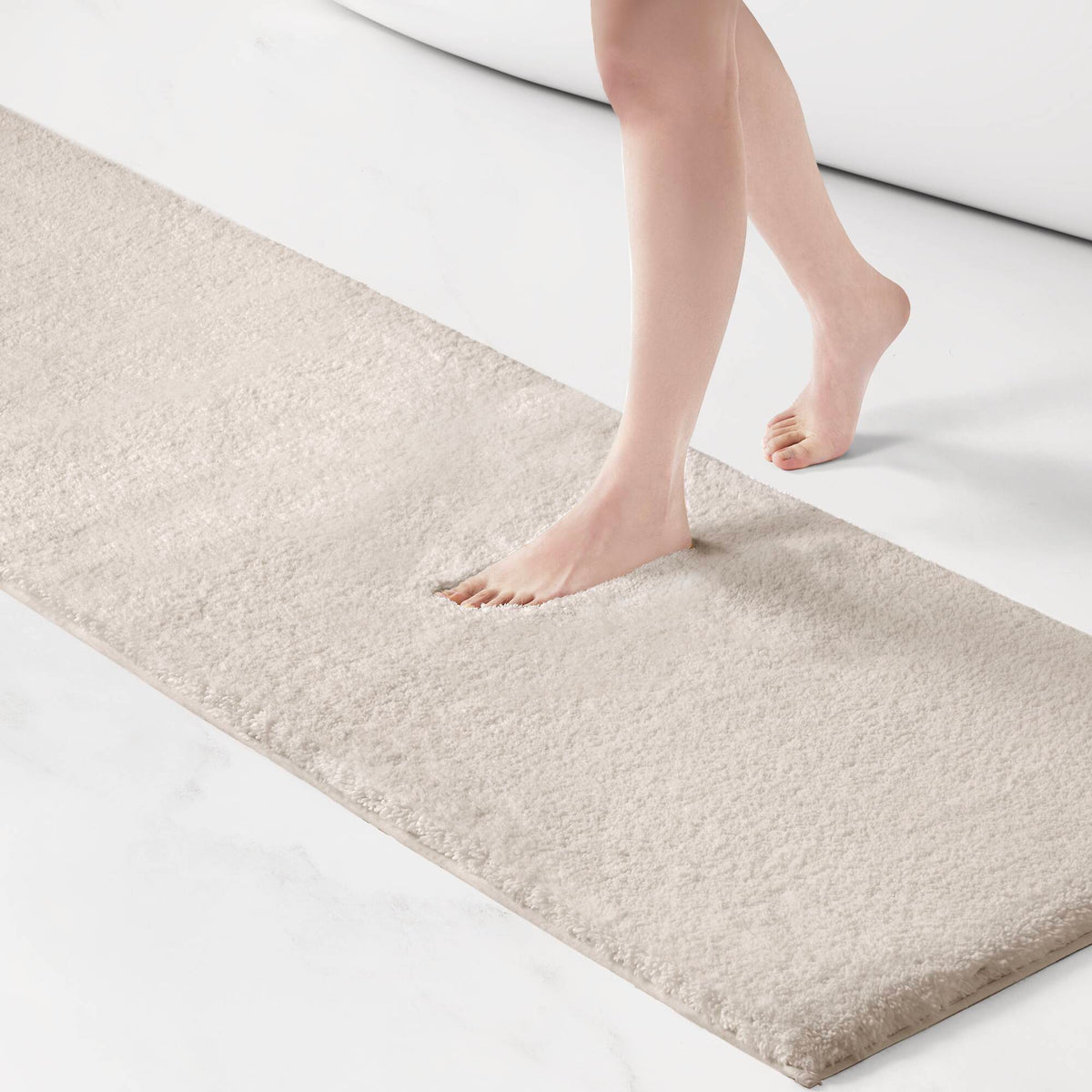 Marshmallow Bath Rug Collection - Natural