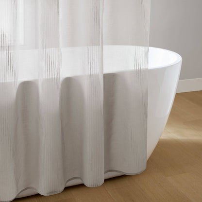 Anna Sheer Shower Curtain - Grey