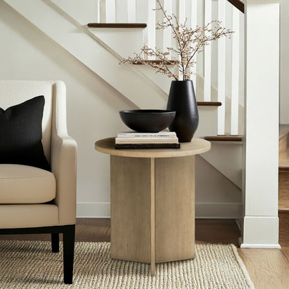 Sadie Accent Table - Reclaimed Greige