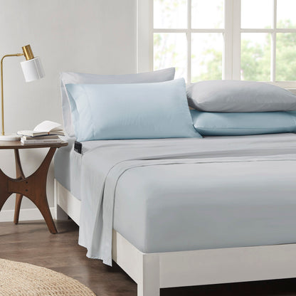 Alexis Comforter Set with Bed Sheets - Blue