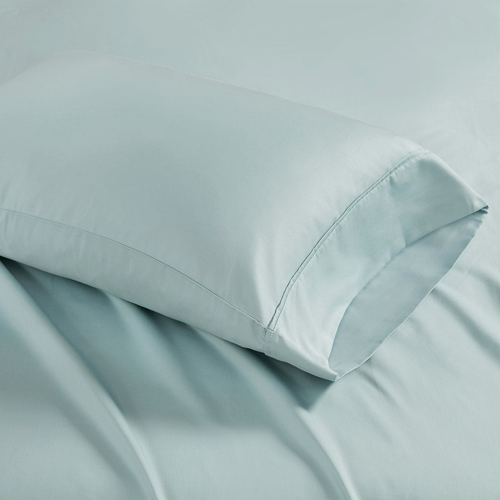 1500 Thread Count Cotton Blend 4 PC Sheet Set - Seafoam
