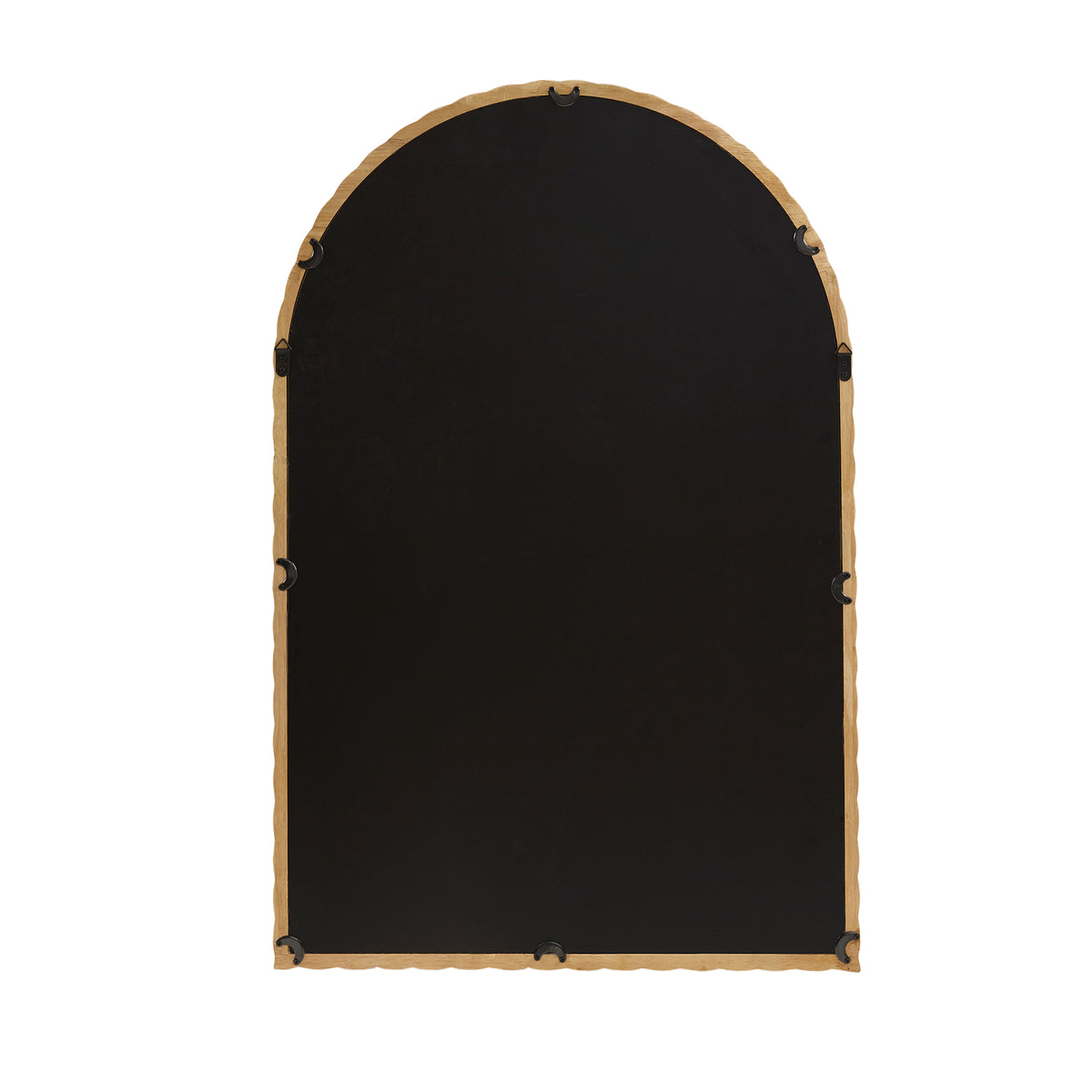 Montra Arched Braided Wood Wall Mirror - Natural